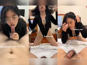 Em rau vú đẹp kính cận mút thằng nhỏ điêu luyện
